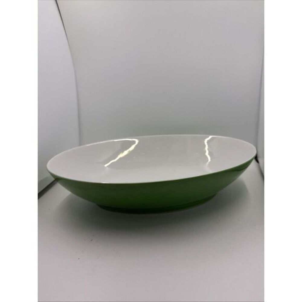 Fitz & Floyd Vintage Circa 1975 RONDELET Tourquoise Oval veggie bowl